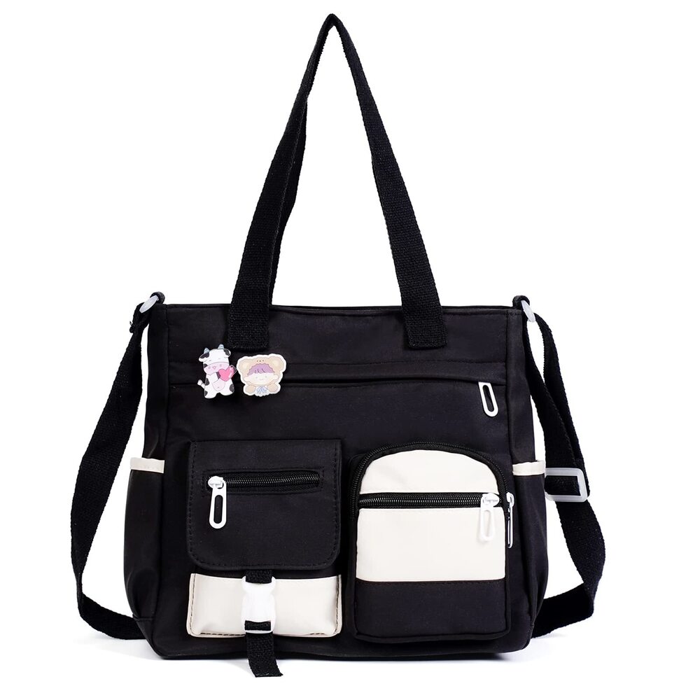 2412 Crossbody Cute Bag for Teens Kawaii Messenger Purse Nylon Shoulder